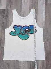 Vintage Yes Tank Top Shirt Union Tour 1991 Roger Dean Graffiti Art
