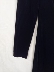 VTG 80/90s Nancy Johnson Dress Womens 10 Velvet Purple Dark Romance Whimsigoth