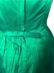 50’s Vintage Fit and Flare – Gorgeous Green Dress Union Made Size 10
