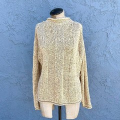 Vintage Woven Sweater Bohemian Avant garde Size Medium Julian Hsuing