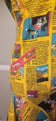 Vintage Disney Windwagon Smith Novelty Print Custom Drop Waist Dress *Plus Size