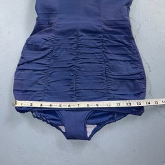 Alix Of Miami Rhinestone 1950s VTG Bathing Suit Swimsuit Hollywood Swim Wear Blu