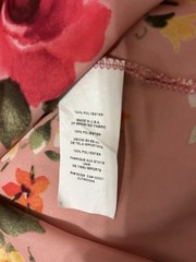 Vintage 90s bebe Slip Dress Pink XL Floral Y2K Satin Made In USA Romantic