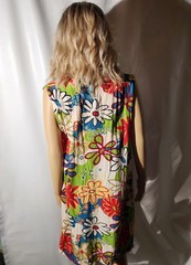 KEMBALI COLLECTION MADE IN INDONESIA VINTAGE HAWAIIAN ALOHA DRESS MEDIUM