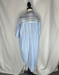 Vintage Patchwork Dress Made In Pakistan Chandni Cotton, One Size Fits All