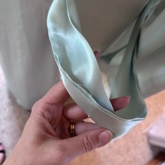 Vintage 90s Romantic Ethereal Pale Blue Robe Jones New York Size Large
