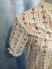 Vtg 70s 80s Accentuette Lanz of Salzburg Nightgown Dress Cottagecore Prairie