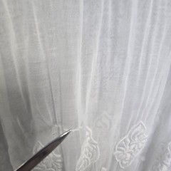 Antique 1900s 10s 20s Embroidered Cotton Lace Lawn Tea Under Dress XXS/XS READ