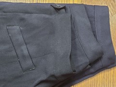 Vintage WWII era US Navy WAVES Uniform Blue Wool Skirt Size 14 (27″ Waist) 1940s