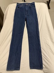 Women’s Wrangler 14mwz 25 X 32 high-Rise Cowboy Cut Slim Fit Made In Usa Vintage