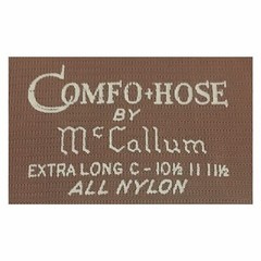 Vtg McCallum COMFO-HOSE Stockings – CHAMPAGNE EX LONG 10 ½-11-11 ½” XL – IN BOX
