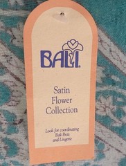 Vintage NWT Bali White Camisole 36 XL Flower Applique Versatile Upcycle