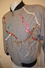 Ellesse All Over Hip Hop Fancy Indie Punk New Wave Party L Jacket VTG 80s 90s