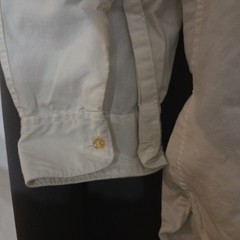 Penneys Towncraft White Pima Cotton Button Down Shirt, Vintage Woman’s Size 15.5