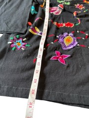 Vintage Moda International Forelli Knit Top Beaded Embroidered 22/24 Colorful