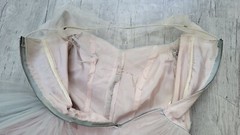 Vintage 1950s Pink with Pale Blue Tulle Party DRESS – Size XS