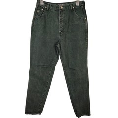 Vintage Wrangler Silver Lake Hunter Green High Waisted Jeans Made in USA NA201CJ