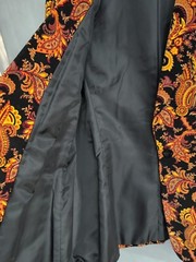 Harve Benard Vintage 90s Velvet Paisley Jacket Womens Size 8 Cotton Spandex NWT