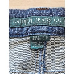 Vtg Lauren Ralph Lauren Turquoise Beaded Bootcut Jeans 10 Southwestern Aztec Y2K