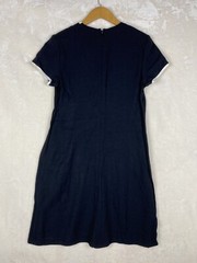 Vintage Jessica Howard Dress Womens 8 ALine Black White Career Office Work