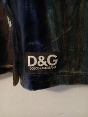Vintage Womens Dolce Gabbana Intimo Long Sleeve Button Up Multicolor Shirt Size