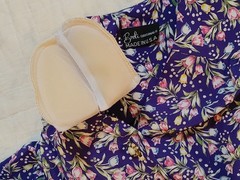 Vintage 80s Secretary Dress Midi Blouson Shoulder Pads Purple M Rockabilly Breli