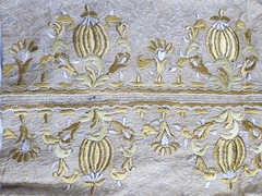 Vtg 1960’s Miss Egypt Haute Couture Moroccan Kaftan Caftan Embroidered Garment