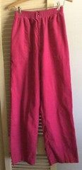 VTG 70s Fawn Grove Hot Pink High Waist Corduroy Pants Sz JUNIOR 13/14 30″W READ
