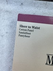 Vintage Moments Sheer To Waist Beige Neutral Pantyhose Small / Medium USA Made