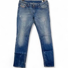 Diesel Lowky 008C2 Women’s Low Rise Straight Leg Jeans W32 L32 Y2K Blue