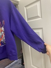 Vintage Betty Boop 1994 Biker Sweater Sweatshirt Size Medium 20 1/2 X 26
