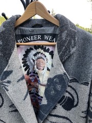 Vintage Pioneer Wear Southwest Wool Coat Womens Sz M