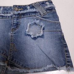 Moto Denim skirt mini Ladies 6 XS Star Topshop Jean Patchwork Micro Y2K Vintage