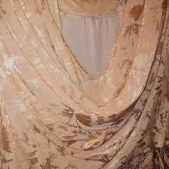 Roaring 20s Style Dress 100% Silk D’ore Vintage Dramatic Plunging Back Pink 6