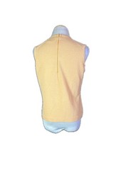 Vintage 1960s Talbott Traveler Size 36 Dacron Polyester Sleeveless Shell