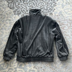 Vintage Fu Da Sport Velour Jacket Gray Medium