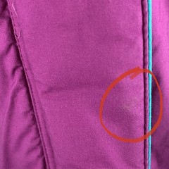 Vintage Size Medium Coat Winter Made In Korea Persuasion Purple Quilt Lined