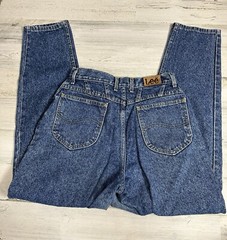 Vintage 90s Lee Jeans Women’s Size 6 High Waist Mom Tapered Denim *See Meas