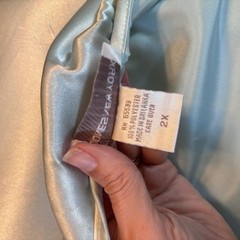 Vintage 90s Romantic Ethereal Pale Blue Robe Jones New York Size Large