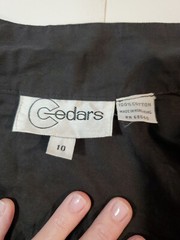 Vintage CEDARS Black Shirt Size 10 Beaded Western Rodeo Country Southwestern