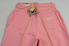 Vintage Pants Cheryl Tiegs Sz W32 L32 80s Cotton Candy Pink Cotton Made USA NWT