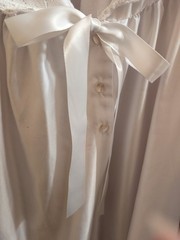 Vandemere White Victorian Lace Nightgown Medium Prairie Bridal Cottage Sz Med.
