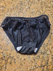 KIKI Vtg Nylon Black Panties Small