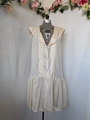 Vintage Lily of France 1980s Cream Nightgown