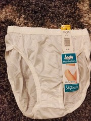 Vtg Lady Manhattan Size 6 Silky Soft Touch 100% Nylon Hicut Brief Panties NWT