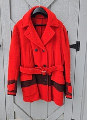 Vintage Hudson’s Bay Blanket Coat Med 1950s