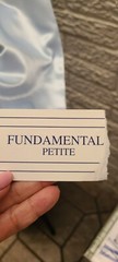 Vintage Fundamentals Petite Sz S Blue Nightgown 2 Button Top Ruffle Nwt