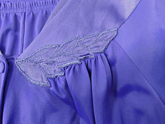 Vassarette Pajama Set & Robe XXXL Peignoir Blue 3 pc Embroidery Loose Fitting 3X