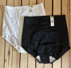 2 units of NOS Basic Unbranded Shapewear Panties sz 40