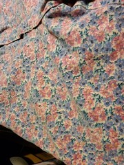 VINTAGE NEW MOVES Floral Denim 100% Cotton Shorts High-Rise Size 14.5